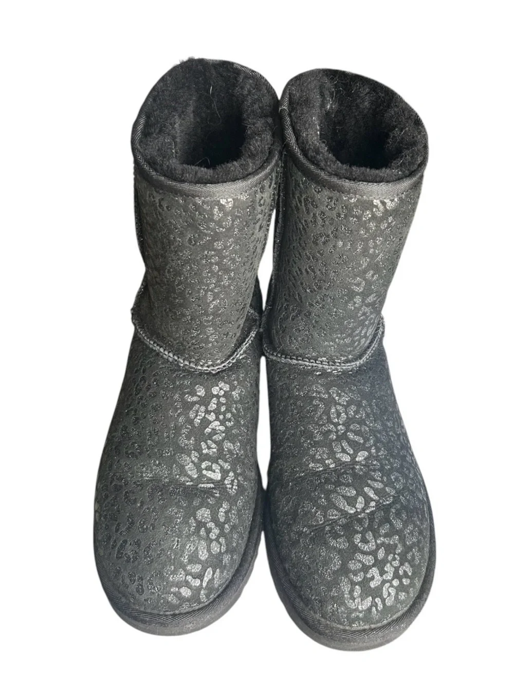 UGG Classic Glitter Leopard Boot